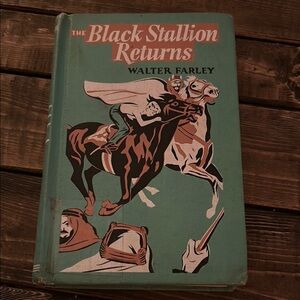 Vintage 1945 The Black Stallion Returns Book by Walter Farley